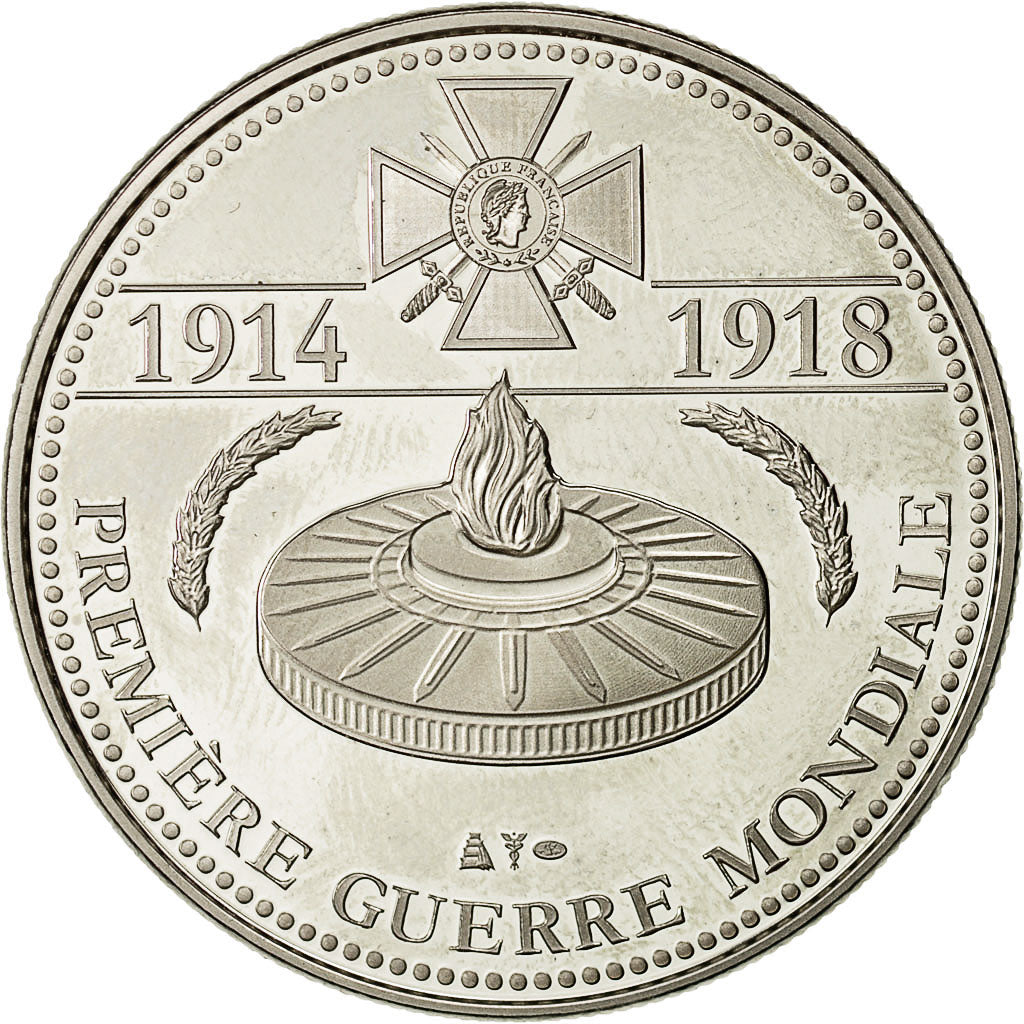 France, Medal, Les as de l'aviation, Guynemer, MS(64), Nickel