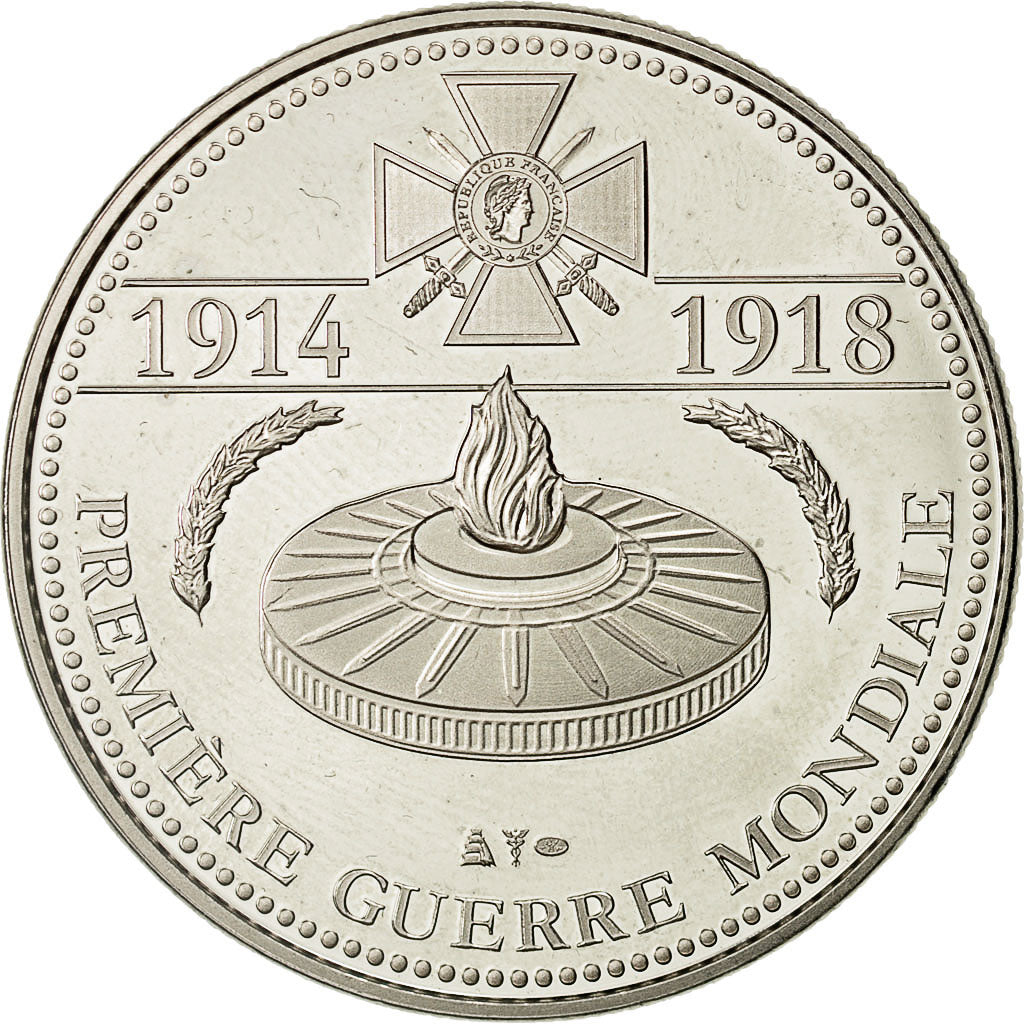 Francia, Medal, Guerre dans les tranchées 1916, SPL+, Nichel