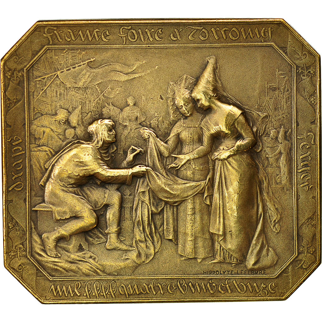 France, Medal, Chambre de Commerce de Tourcoing, Lefebvre, SUP+, Bronze