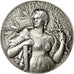 France, Medal, Mutualité des Peigneurs, 1896, Lefebvre, MS(60-62), Silver
