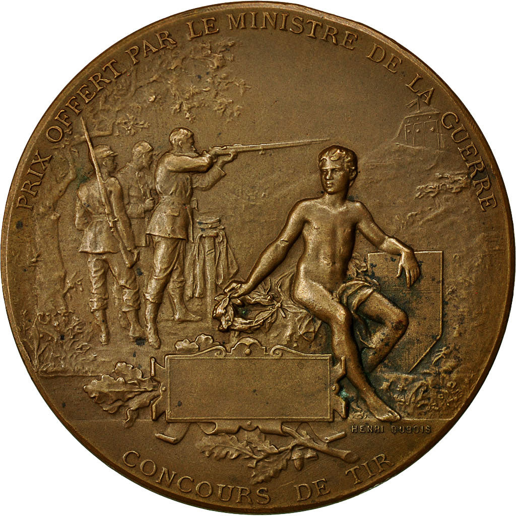 Francia, Medal, Ministère de la Guerre, Concours de Tir, Dubois.H, SPL, Argento
