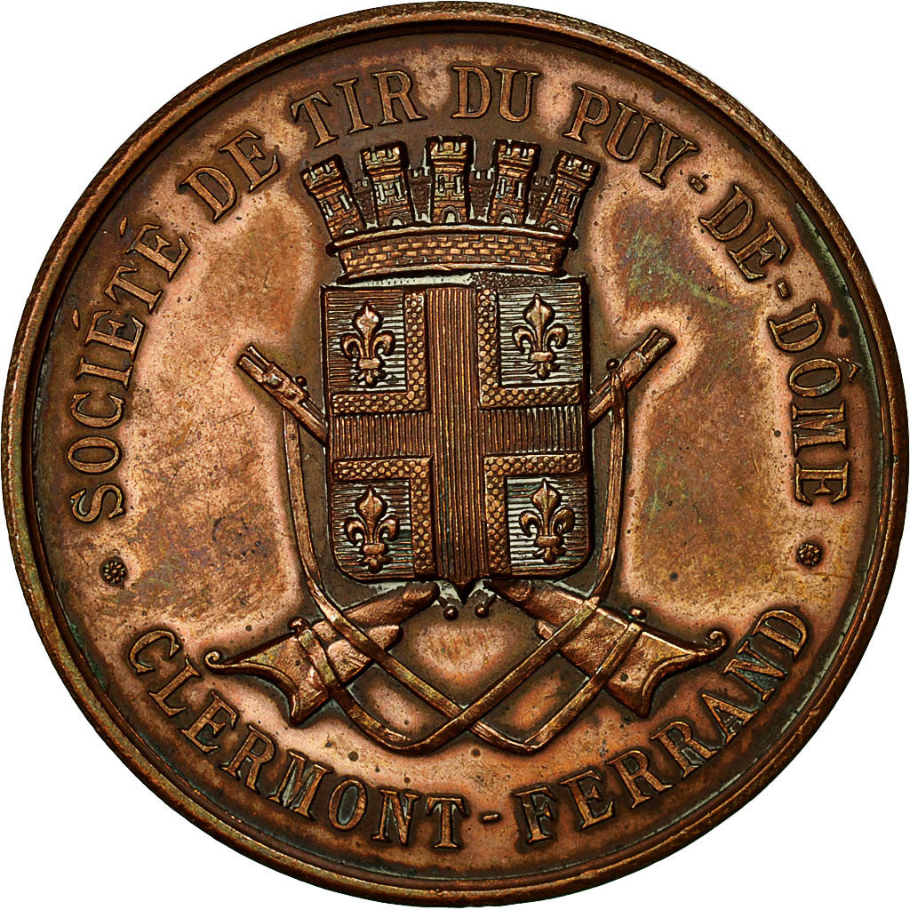 Francja, Medal, Société de Tir du Puy de Dome, MS(60-62), Miedź