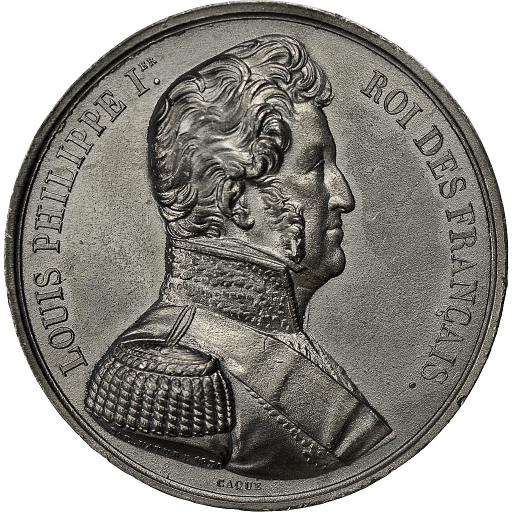 France, Medal, Les Rois de France, Louis Philippe Ier, Caqué, MS(63), Tin