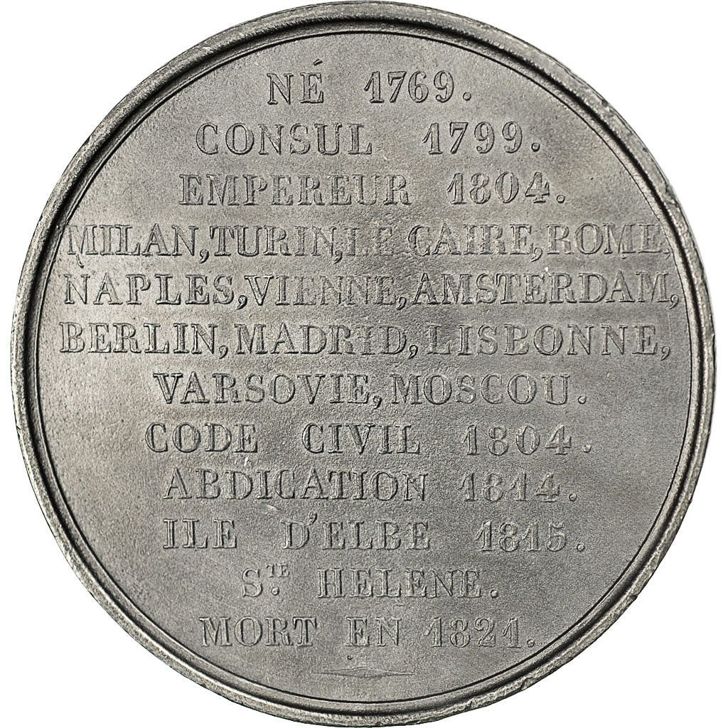 Frankrijk, Medal, Les Rois de France, Napoléon Ier, Caqué, UNC-, Tin