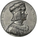 France, Medal, Les Rois de France, Louis XII, Caqué, SPL, Tin