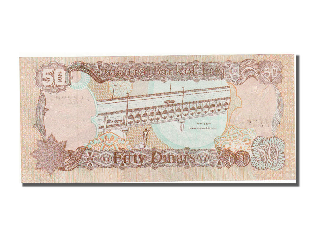 Billet, Iraq, 50 Dinars, 1994, NEUF