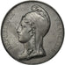 France, Medal, République Française, Caqué, MS(63), Tin