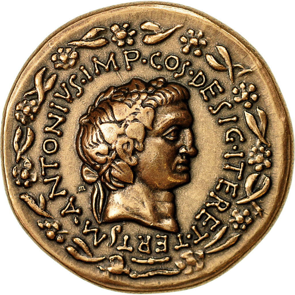 France, Medal, Reproduction Monnaie Antique, Marc Antoine, MS(64), Copper