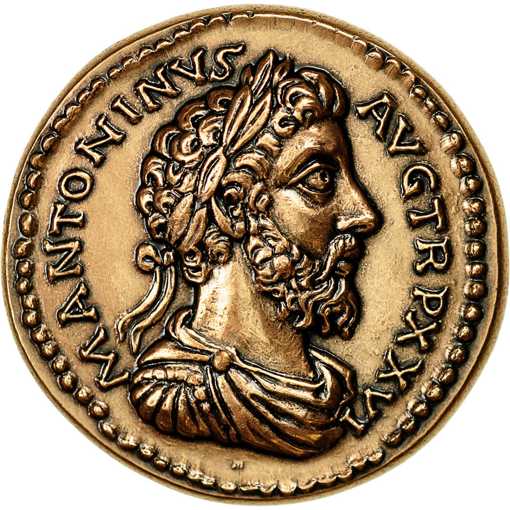 France, Medal, Reproduction Monnaie Antique, Marc Aurèle, MS(64), Copper