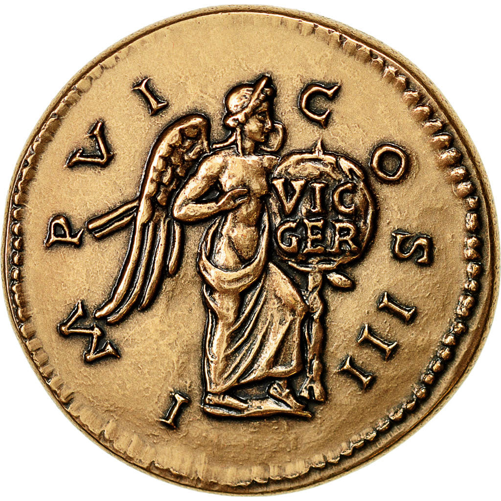 France, Medal, Reproduction Monnaie Antique, Marc Aurèle, MS(64), Copper