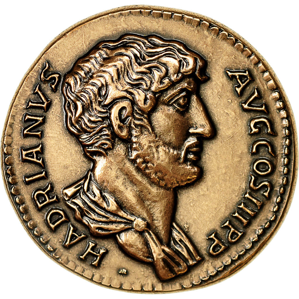 France, Medal, Reproduction Monnaie Antique,  Hadrien, MS(64), Copper