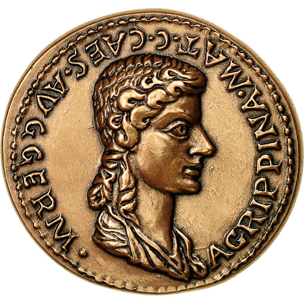 France, Medal, Reproduction Monnaie Antique,  Agrippine, SPL+, Cuivre