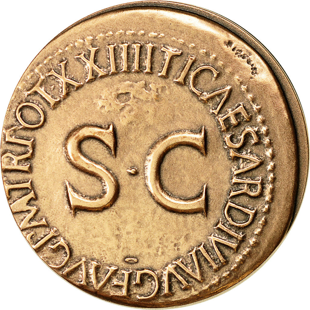 France, Medal, Reproduction Monnaie Antique,  Julia Augusta, MS(64), Copper