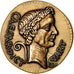 Francja, Medal, Reproduction Monnaie Antique,  César, MS(64), Miedź