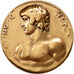 France, Medal, Reproduction Monnaie Antique,  Antinous, MS(64), Copper