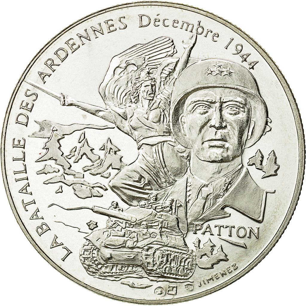 France, Medal, La Bataille Des Ardennes - Décembre 1944 - Patton, MS(64)