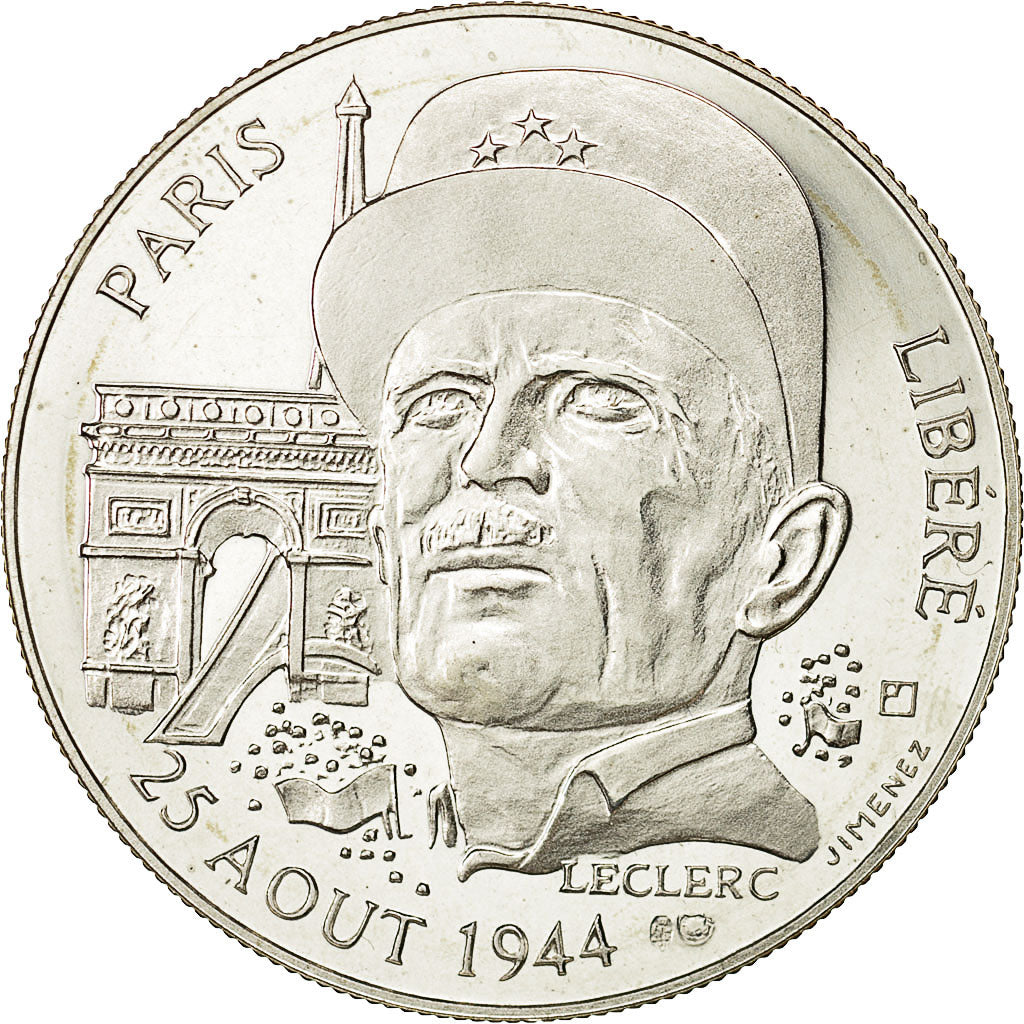 France, Medal, Paris libéré - 25 Aout 1944, MS(64), Silver