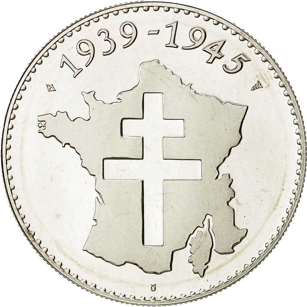 France, Medal, Paris libéré - 25 Aout 1944, MS(64), Silver