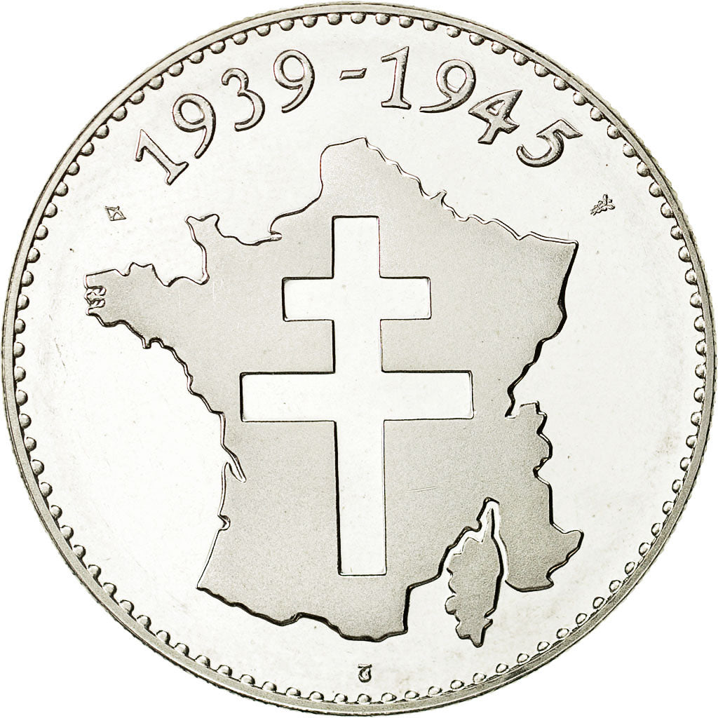 France, Medal, 1935-1945, Berlin, 22 avril - 2 mai 1945, MS(64), Silver