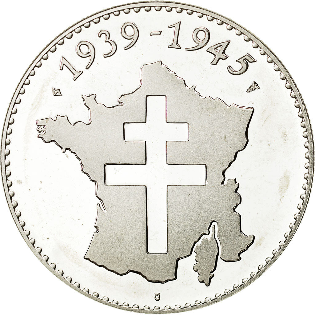Frankreich, Medal, Campagne d'Italie - 1939 - 1945, UNZ+, Silber