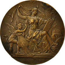 France, Medal, A la Science, Bottée, AU(50-53), Bronze
