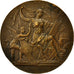 France, Medal, A la Science, Bottée, AU(50-53), Bronze