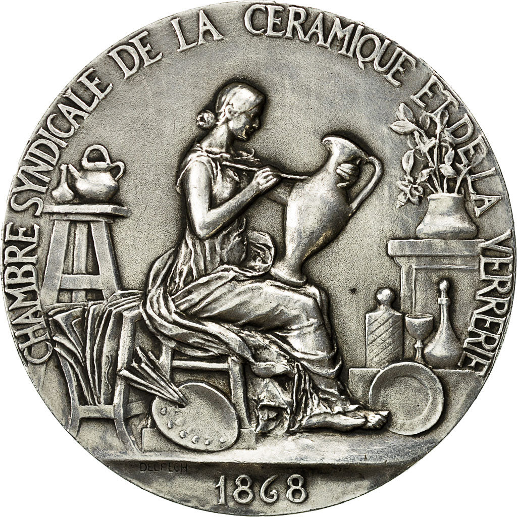 France, Medal, Chambre Syndicale de la Céramique et de la Verrerie, 1912