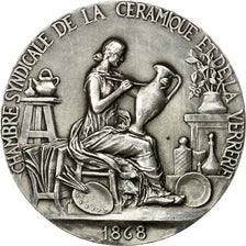France, Medal, Chambre Syndicale de la Céramique et de la Verrerie, 1912