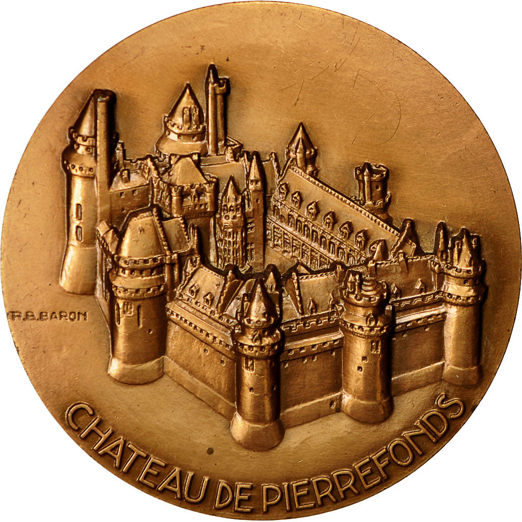 France, Medal, Chateau de Pierrefonds, Baron, MS(63), Bronze