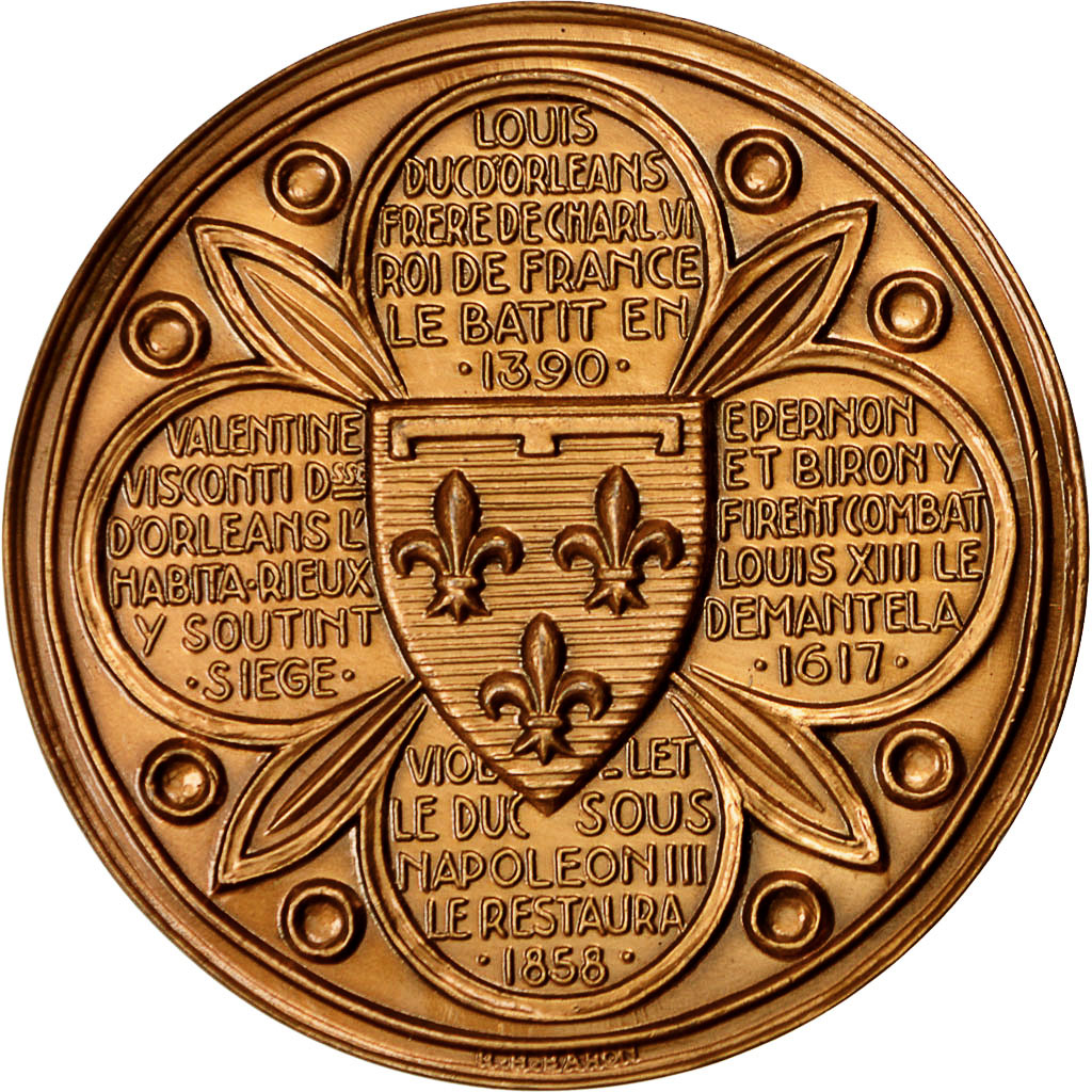 France, Medal, Chateau de Pierrefonds, Baron, MS(63), Bronze