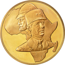 Frankrijk, Medal, Hommage au Général de Gaulle, Brazzaville 1944, UNC-, Bronze