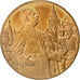 France, Medal, Hommage au Général de Gaulle, Moscou 1966, MS(63), Bronze