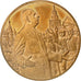 France, Medal, Hommage au Général de Gaulle, Moscou 1966, SPL, Bronze