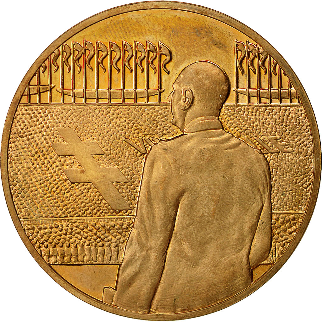 France, Medal, Hommage au Général de Gaulle, Pnom Penh 1966, SPL, Bronze