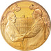 France, Medal, Hommage au Général de Gaulle, Adenauer, MS(63), Bronze