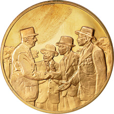Francia, Medal, Hommage au Général de Gaulle, Madagascar 1959, SC, Bronce