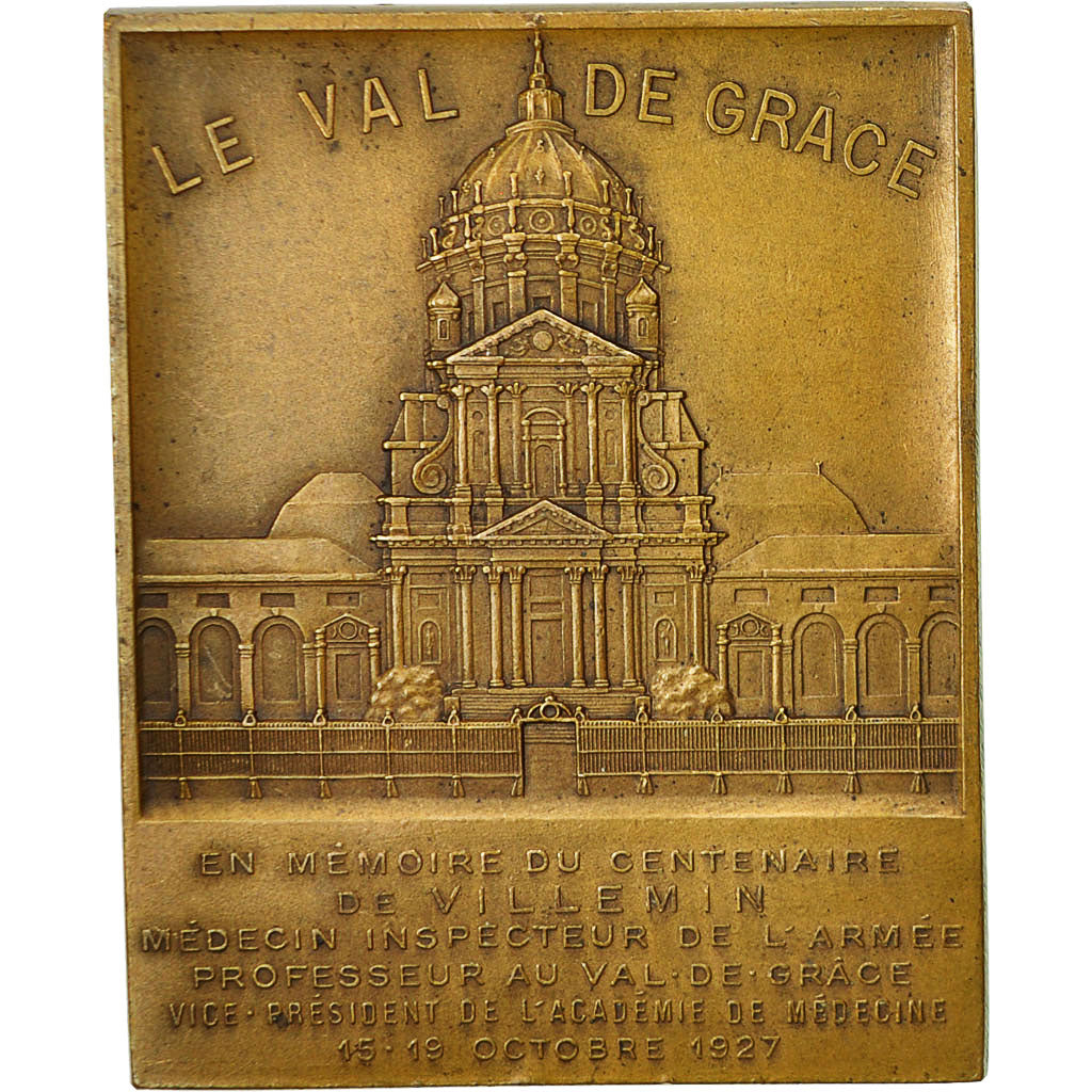 Frankreich, Medal, Médecin Inspecteur Villemin, Val de Grace, 1927, Turin, VZ+