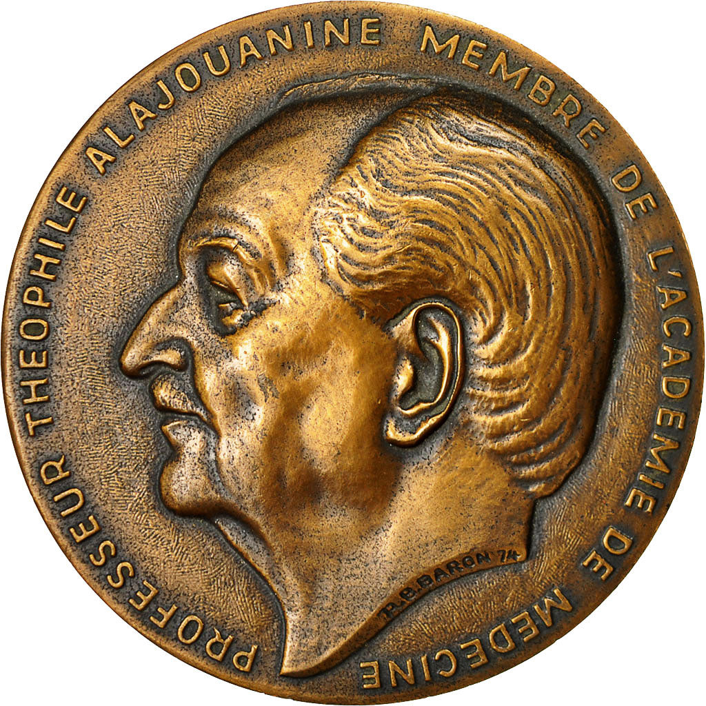 Frankrijk, Medal, Professeur Alajouanine, Académie de Médecine, Baron, PR+
