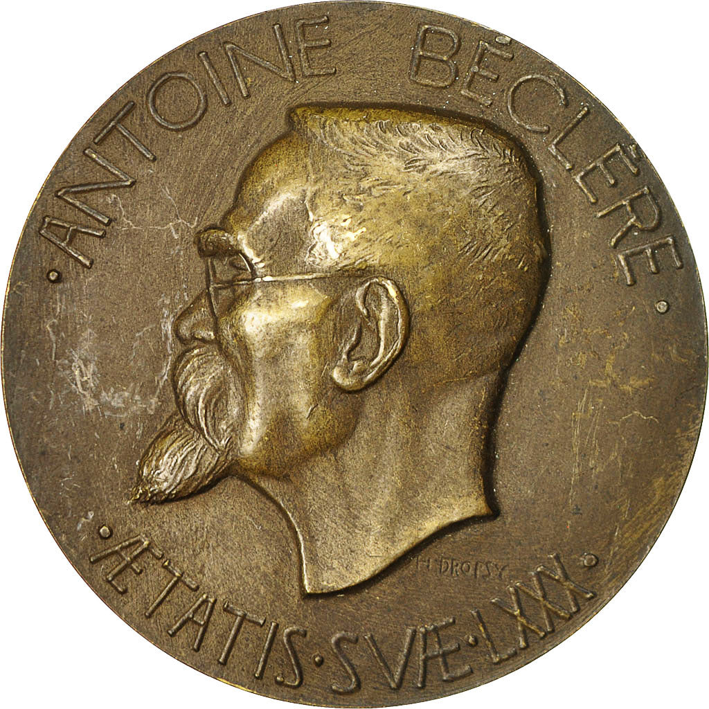 France, Medal, Professeur Antoine Béclère, Radiologie, 1936, Dropsy, MS(63)