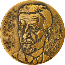 France, Medal, Amédée Borrel, Institut Pasteur, 1967, Revol, MS(60-62), Bronze