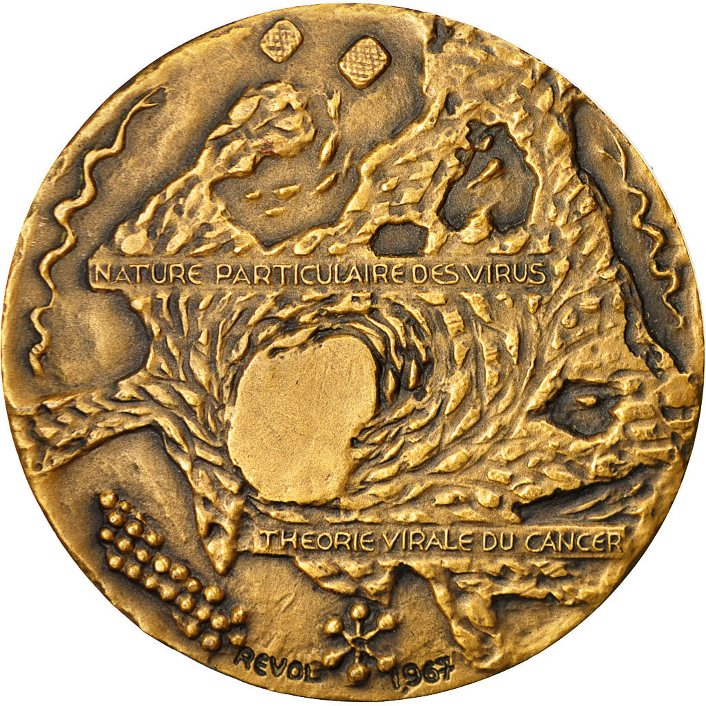 France, Medal, Amédée Borrel, Institut Pasteur, 1967, Revol, MS(60-62), Bronze