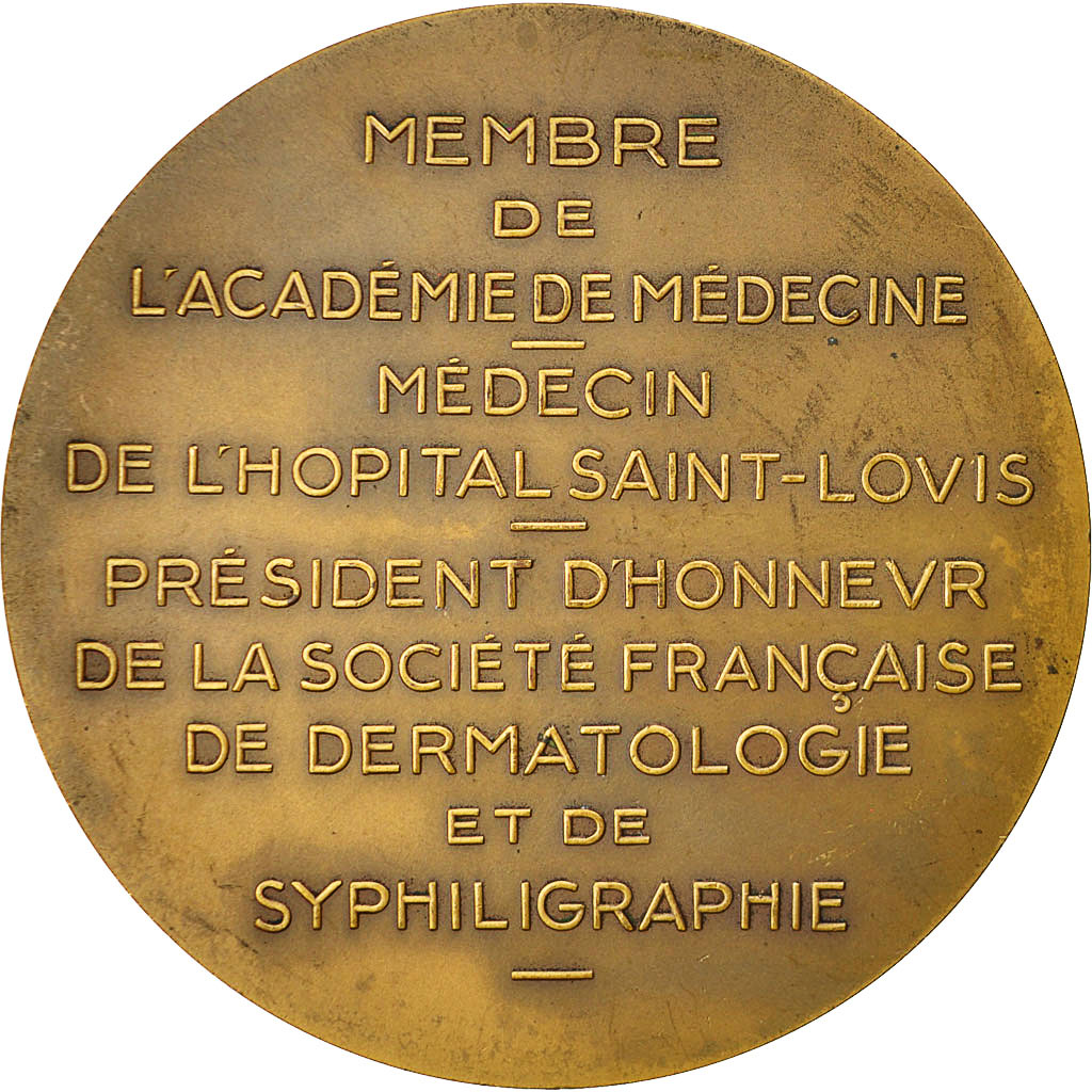Frankreich, Medal, Paul Ravaut, Dermatologie, Grange, VZ+, Bronze