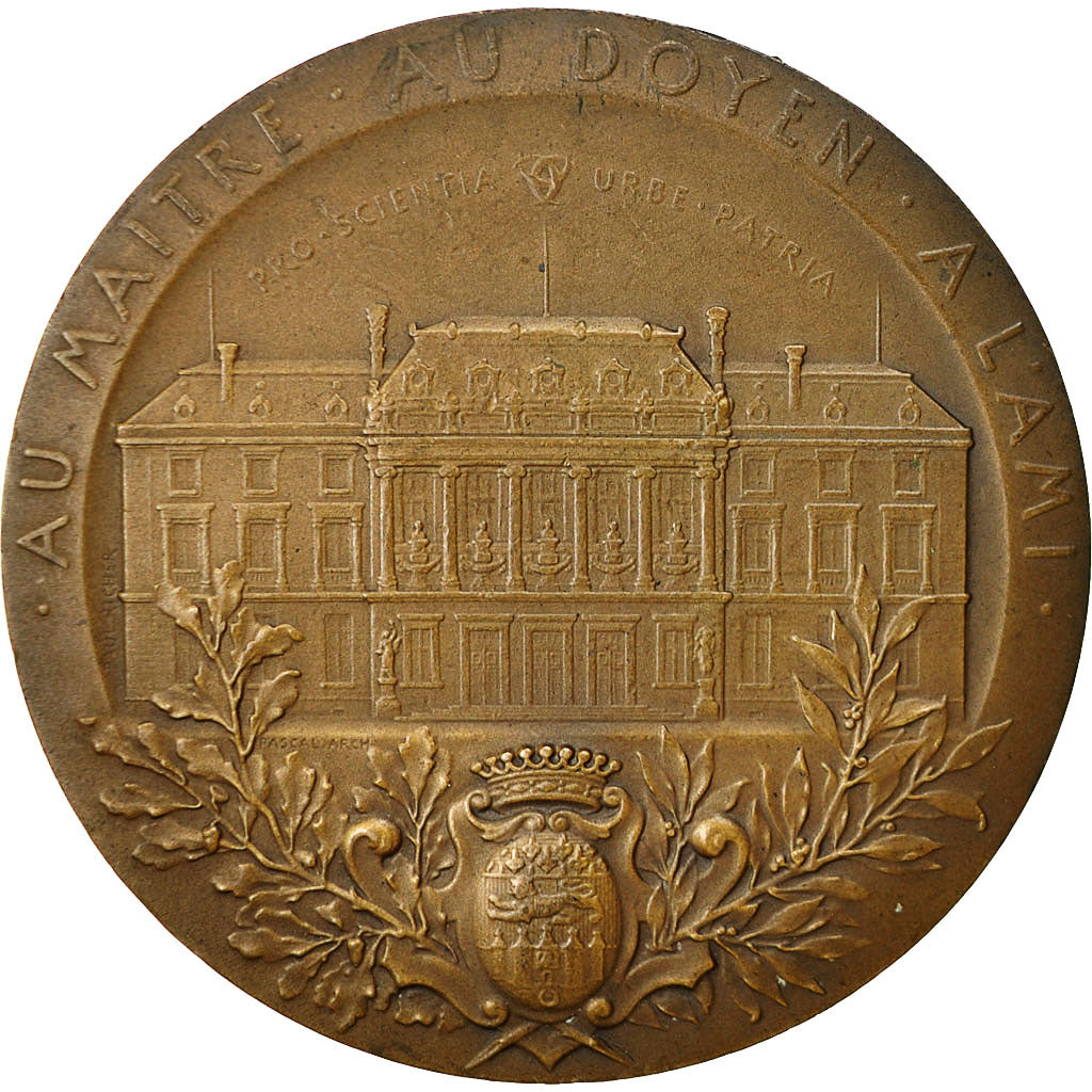 France, Medal, Professeur A.Pitres, Académie de Médecine, 1914, Paul Richer