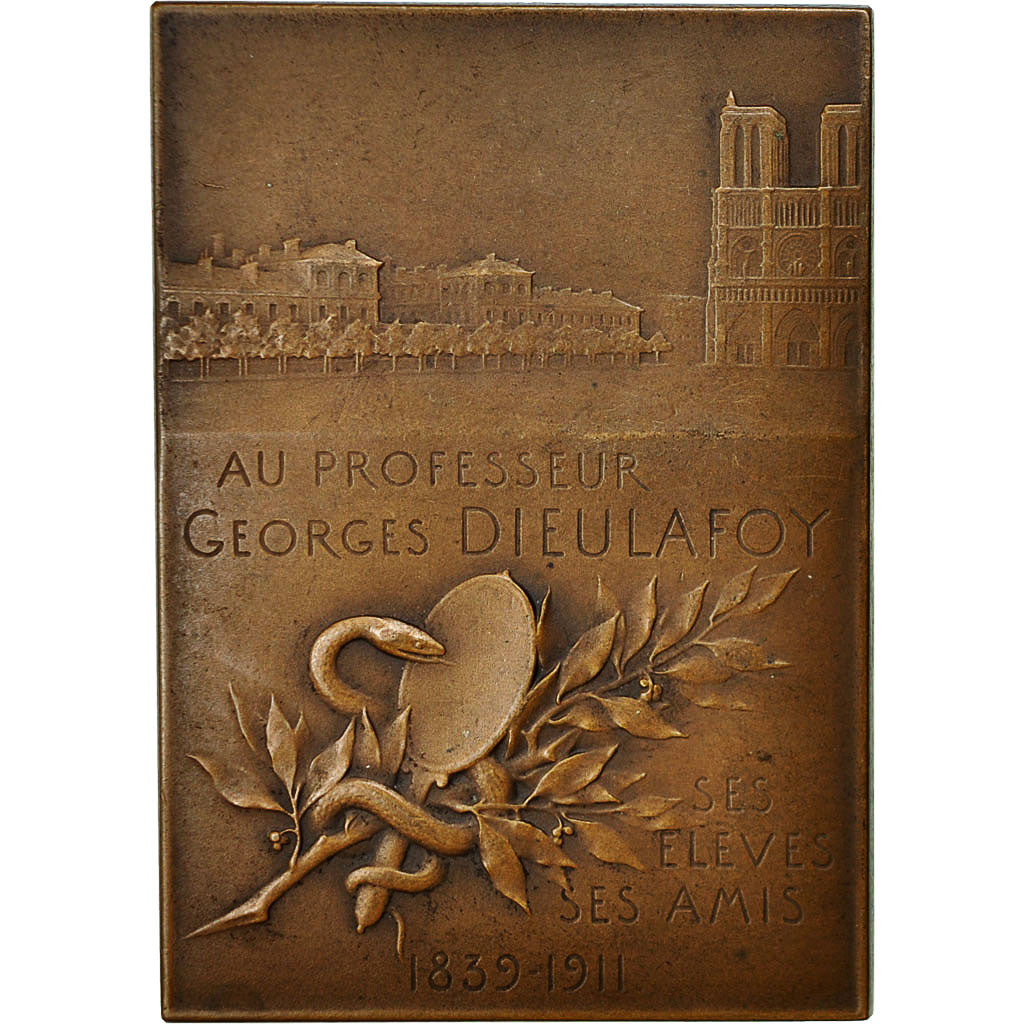 Frankrijk, Medal, Professeur Georges Dieulafoy, Vernon, ZF+, Bronze