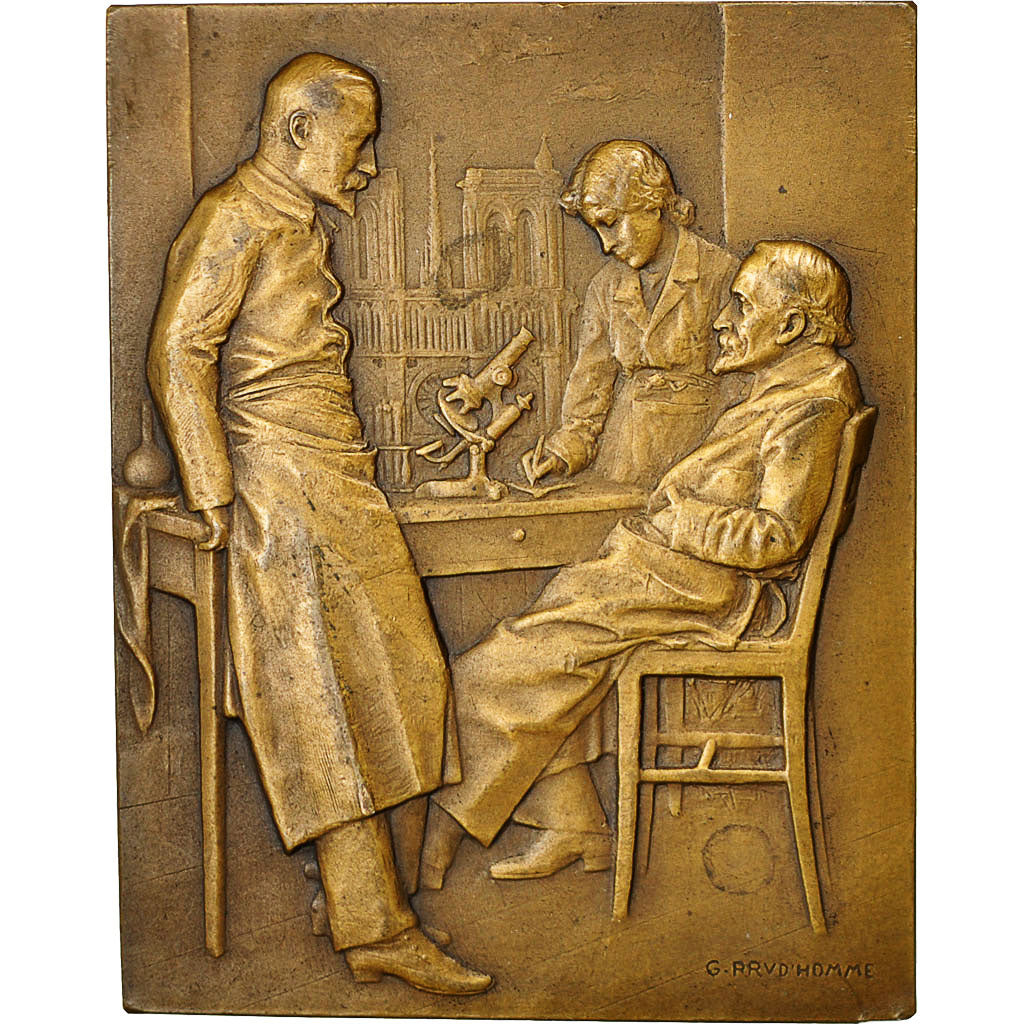 France, Medal, Professeur P.Ménétrier, 1923, Prud'homme.G, MS(60-62), Bronze