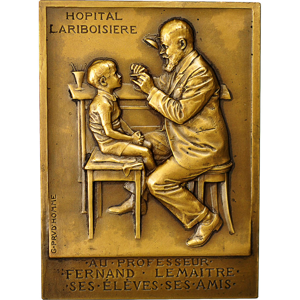 Frankrijk, Medal, Professeur Fernand Lemaitre, Hopital  Lariboisière