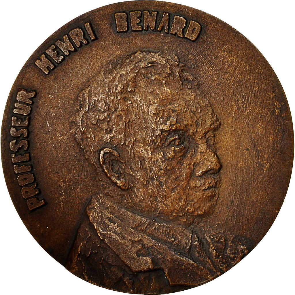 France, Medal, Professeur Henri Bénard, MS(60-62), Bronze