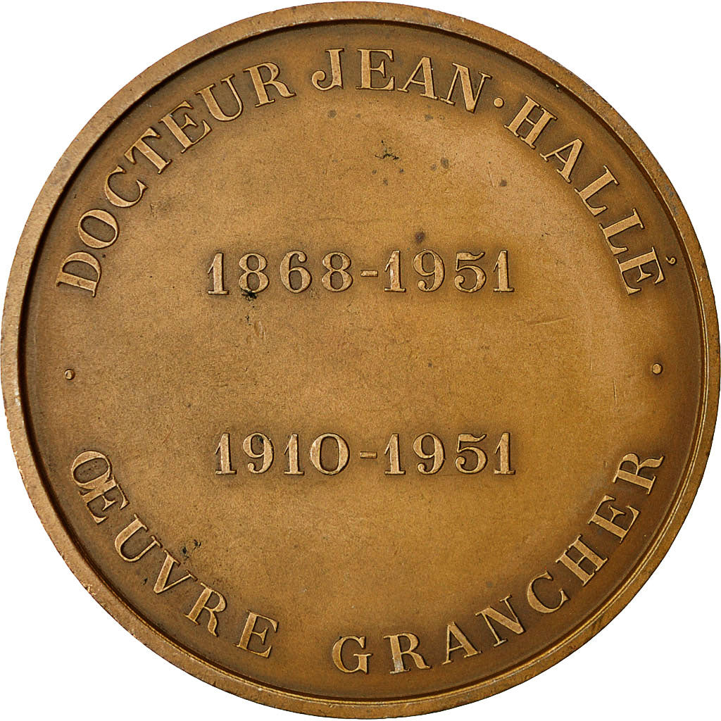 Francia, Medal, Docteur Jean Hallé, Roché, SC, Bronce