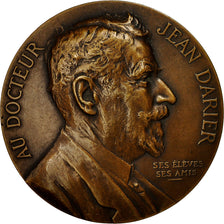 France, Medal, Docteur Jean Darier, 1921, Paul Richer, MS(63), Bronze