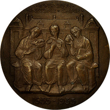 France, Medal, Le Jardin des Plantes (1635-1935), Dropsy, SPL, Bronze